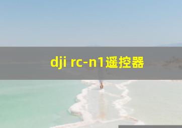 dji rc-n1遥控器